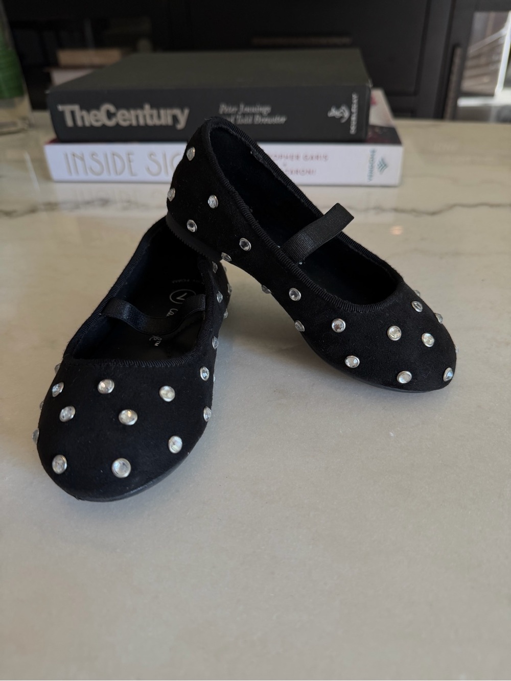 Cat & Jack Black Studded Mary Jane Flats for Kids